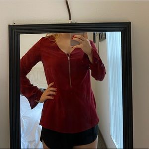 Apt 9 red blouse